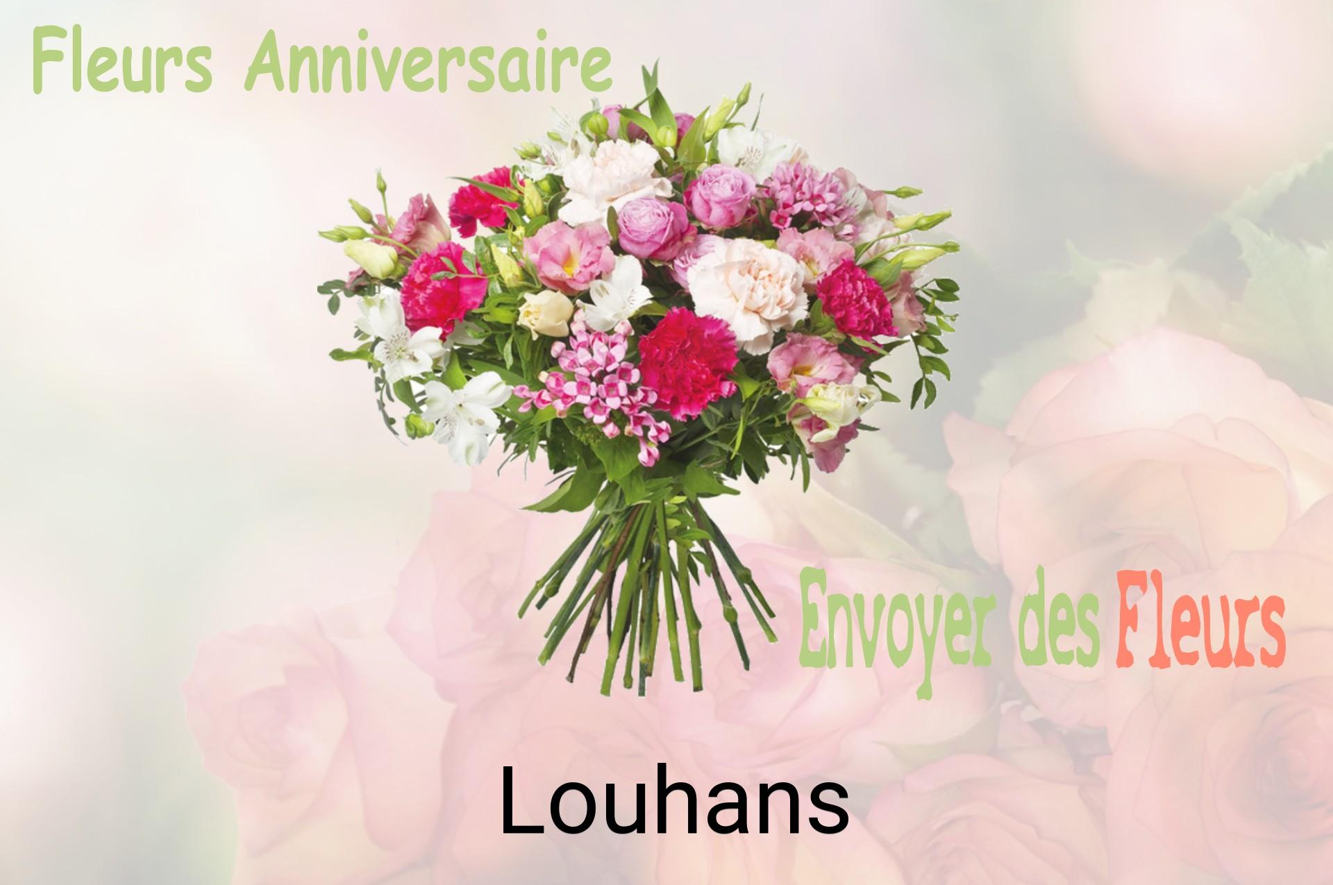 Bouquet de fleurs d’anniversaire livré à Louhans
